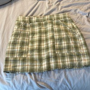 Boutique plaid mini skirt